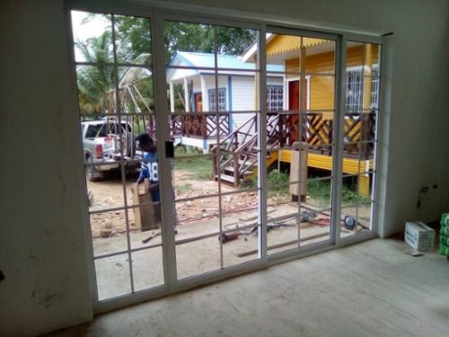French double pane sliding glass doors
